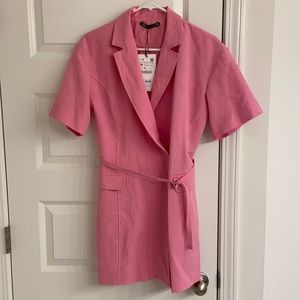 Zara linen blend blazer dress.Brand new with tags.